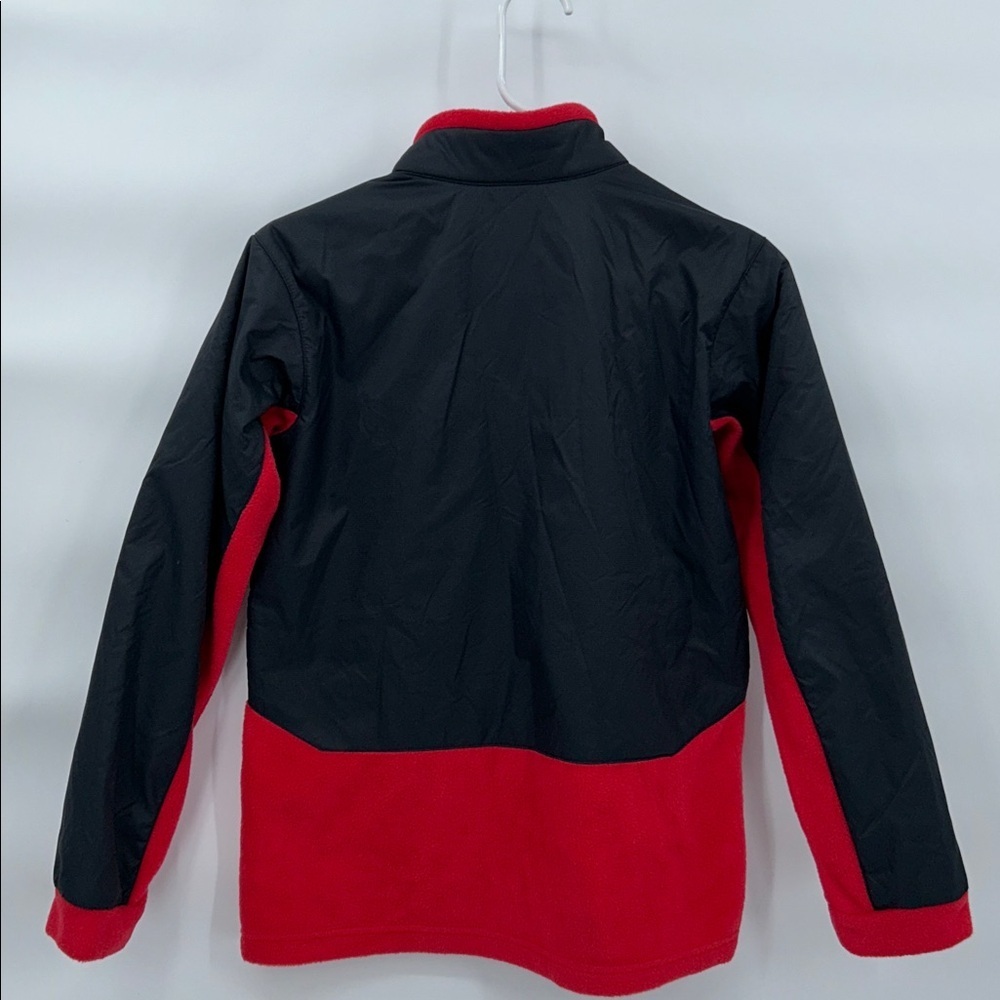 Columbia Youth Large Red Black Fleece Jacket Full Zip Outdoor L (14-16) - Picture 6 of 7